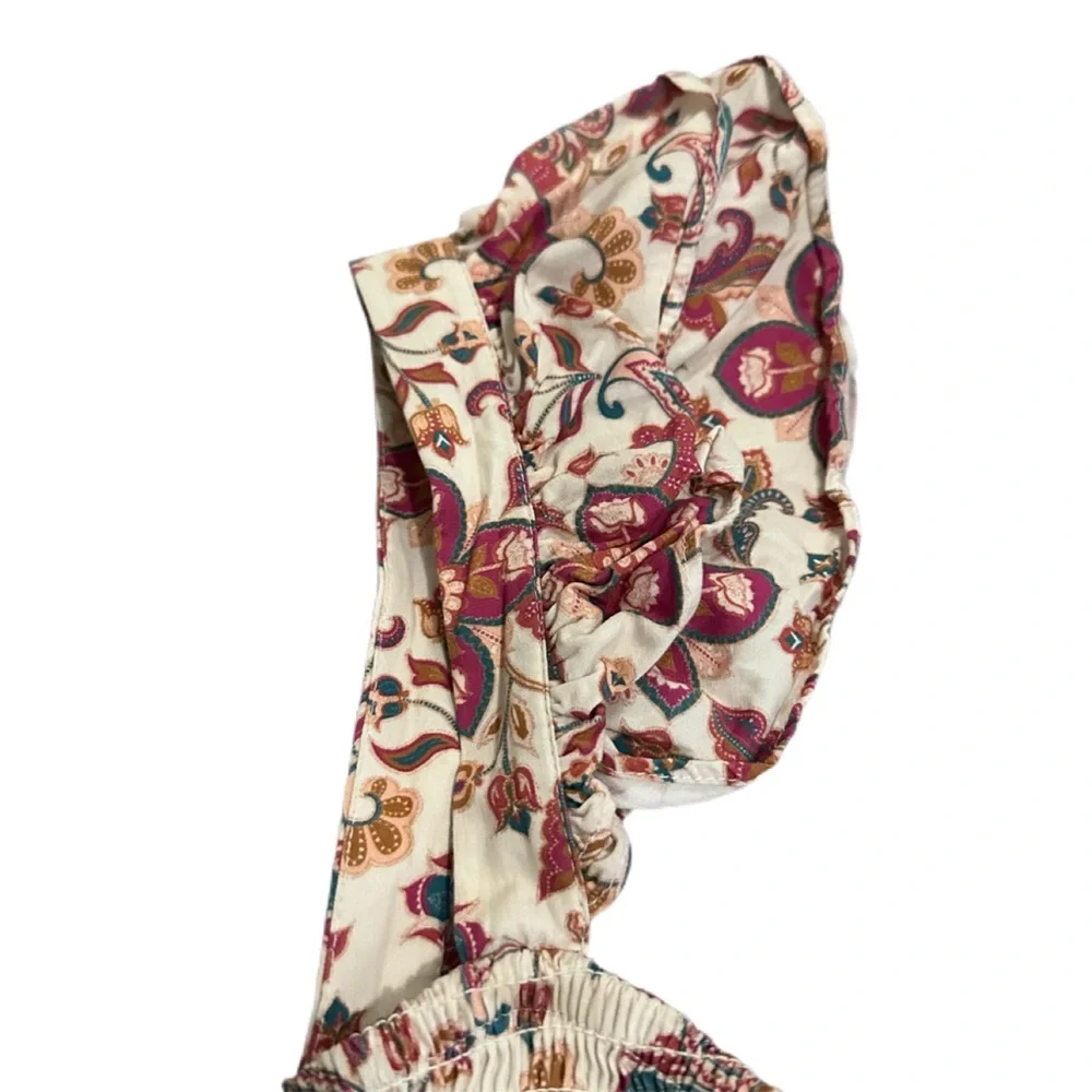 Anthropologie FOREVER THAT GIRL Floral Sweetheart -Bohemian Mini Dress/Size: XXS - Picture 4 of 12